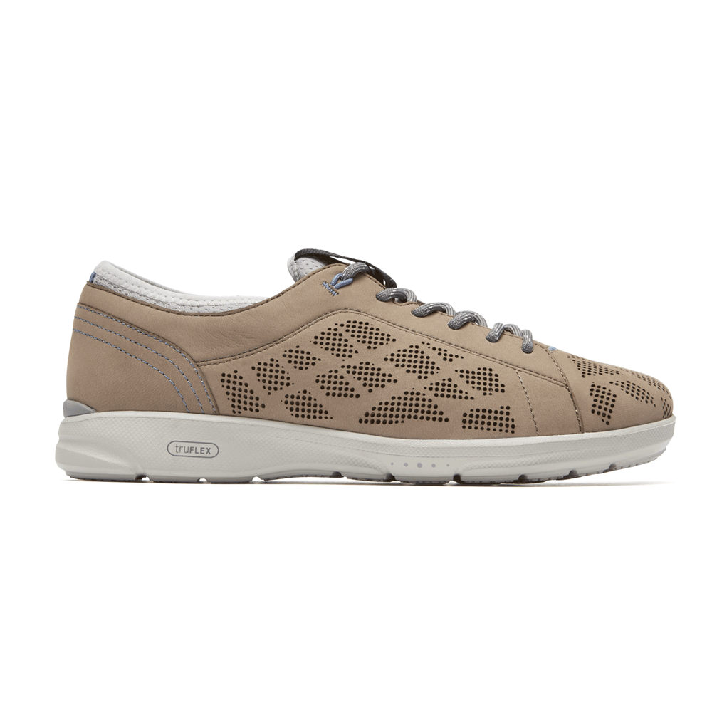 Rockport Singapore Womens Sneakers - truFLEX Lace-to-Toe Khaki - OQ7830592